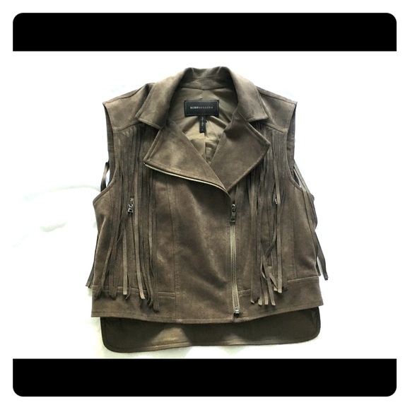 BCBG SUEDE VEST - Picture 1 of 4